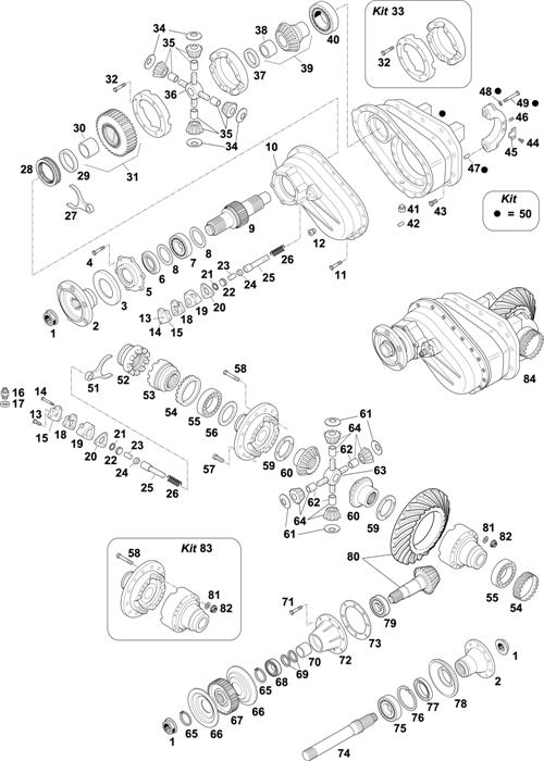 Схема DAF-18 — Intermediate Axle: 1355