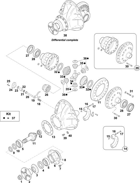 Схема DAF-18 — Rear Axle: 1346