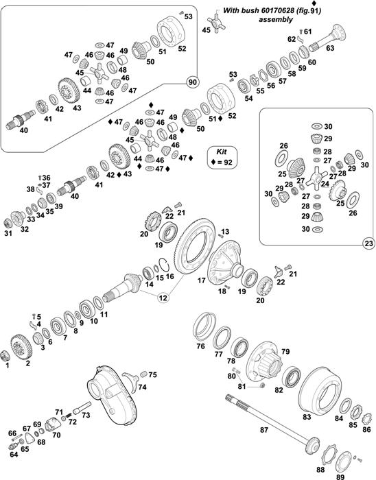 Mercedes-Benz-60 — INTERMEDIATE AXLE: HD 4/02 DG-10 BRAZIL