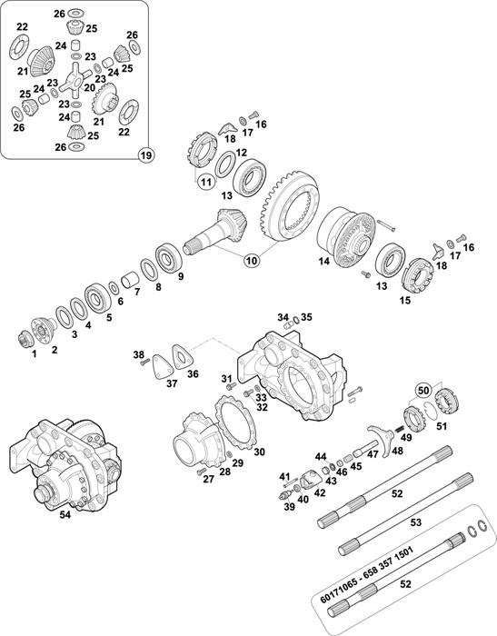 Mercedes-Benz-60 — REAR AXLE: HL 7/07 DS-10 / HL 7/015 DS-13 / HL 7/015 D-13 / HL 7/07 D-10 / HL 7/07 DL-10