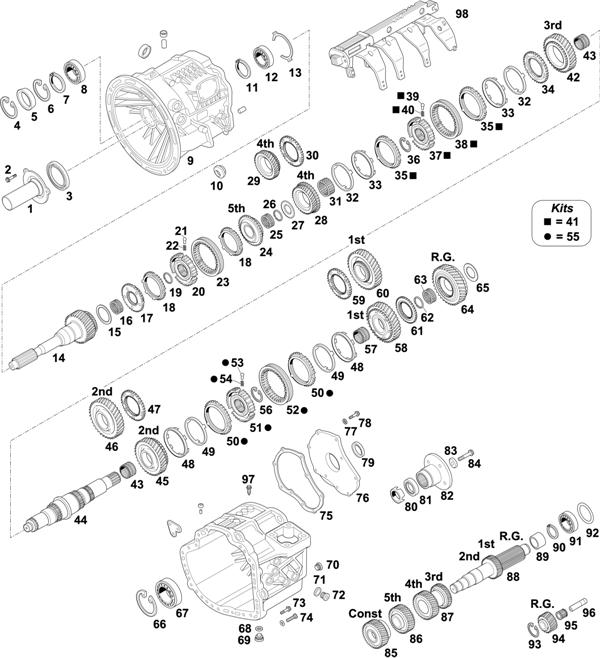 Схема Mercedes-Benz-60 — Gearbox-New Generation: G6-60