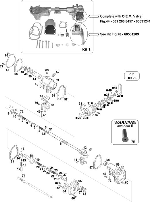 Схема Mercedes-Benz-60 — Gearbox-New Generation: MPS Kit 60531300