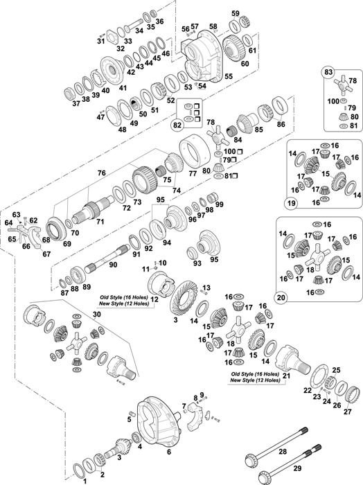 Схема Volvo-88 — Intermediate Axle: EV87