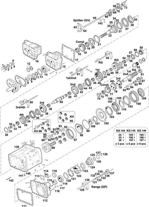 Схема ZF-95 — 1295 - 16K130