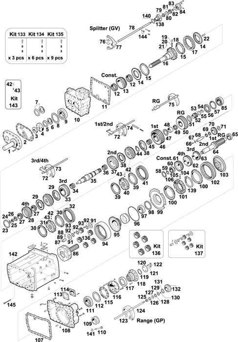 Схема ZF-95 — 1296 - 16S112/1