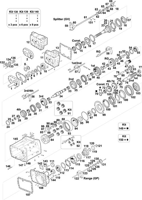 Схема ZF-95 — 1297 - 16K160