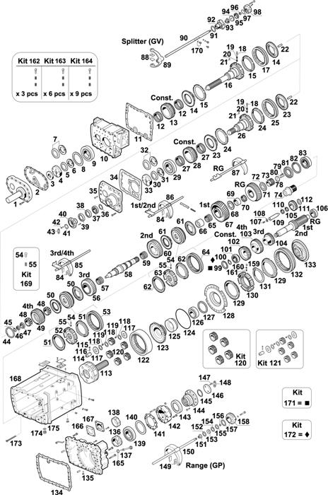 Схема ZF-95 — 1297 - 16S160/1