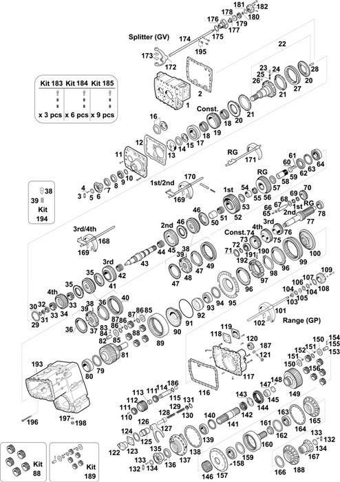 Схема ZF-95 — 1297 - 16S160A/1