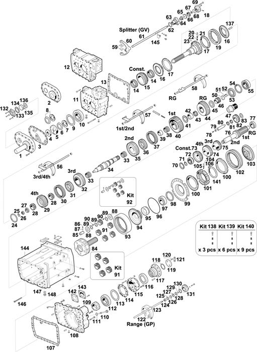 Схема ZF-95 — 1297 - 16K190