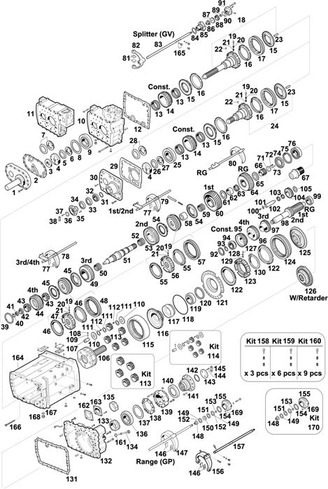 Схема ZF-95 — 1297 - 16S190