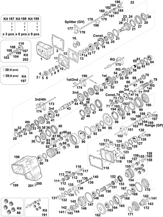 Схема ZF-95 — 1297 - 16S190A/1