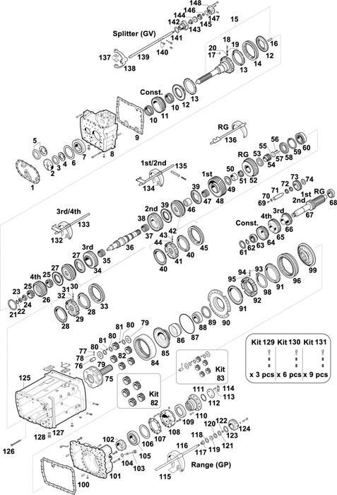 Схема ZF-95 — 1297 - 8S 190