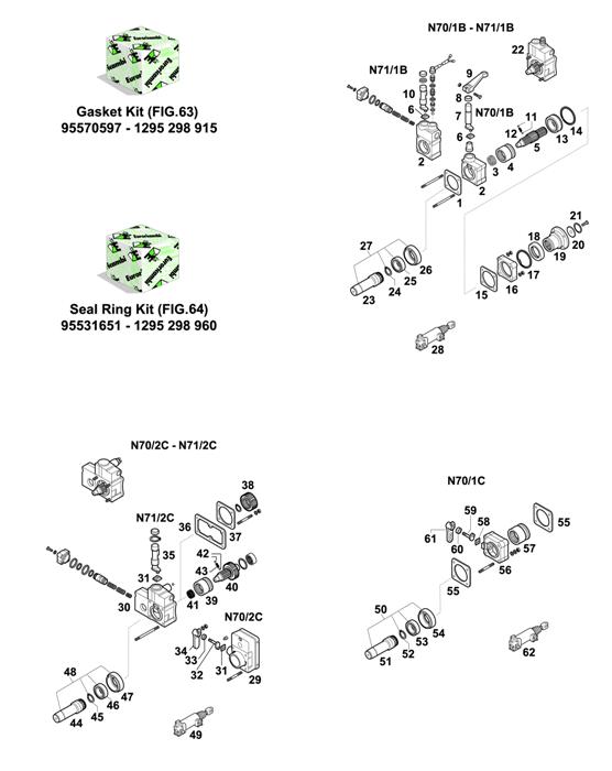 Схема ZF-95 — 1295 - 16S130/1 - KITS - P.T.O. (POWER TAKE OFF)