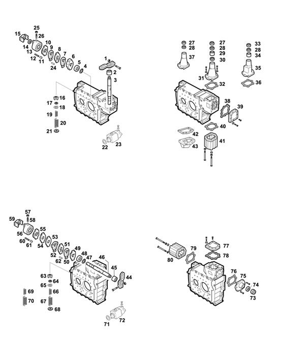 Схема ZF-95 — 1296 - 16S112 - SELECTOR MECHANISM