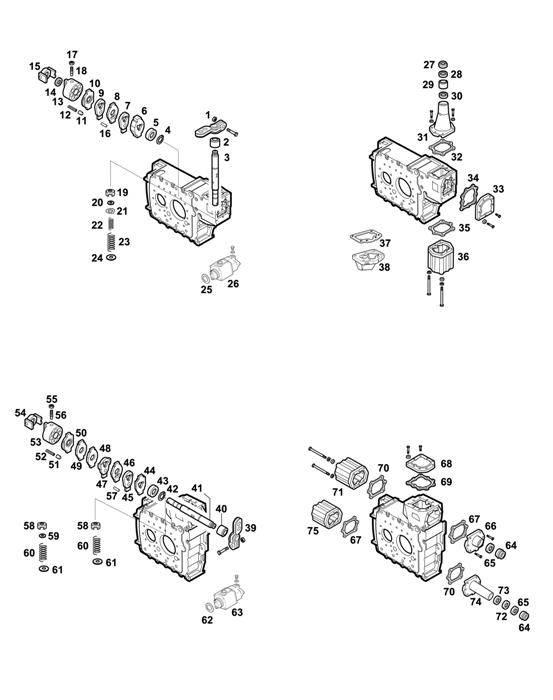 Схема ZF-95 — 1297 - 16K160 - SELECTOR MECHANISM