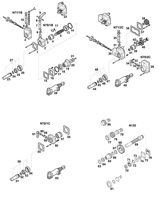 Схема ZF-95 — 1297 - 16K160 - P.T.O. (POWER TAKE OFF)