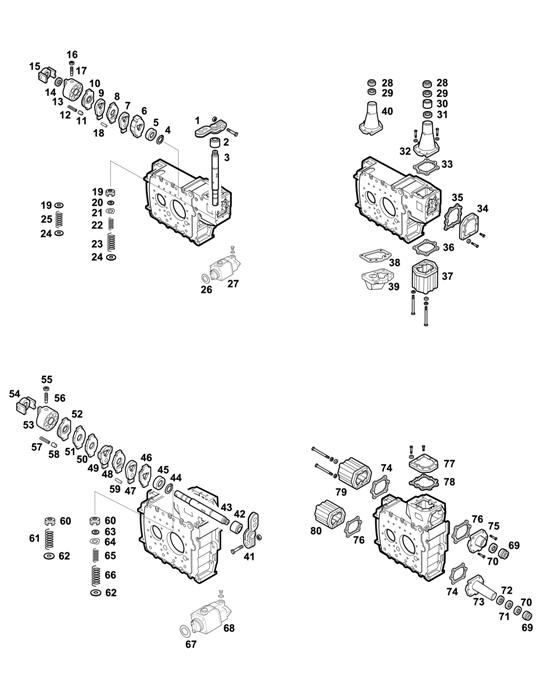 Схема ZF-95 — 1297 - 16S160 - SELECTOR MECHANISM