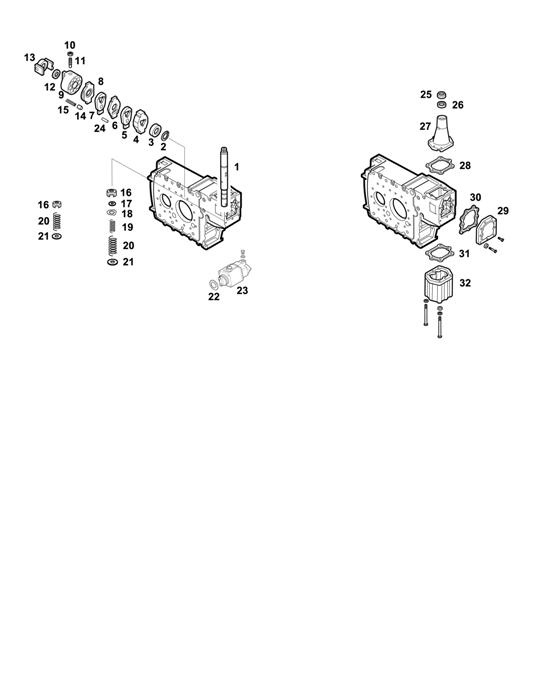 Схема ZF-95 — 1297 - 16S160/1 - SELECTOR MECHANISM