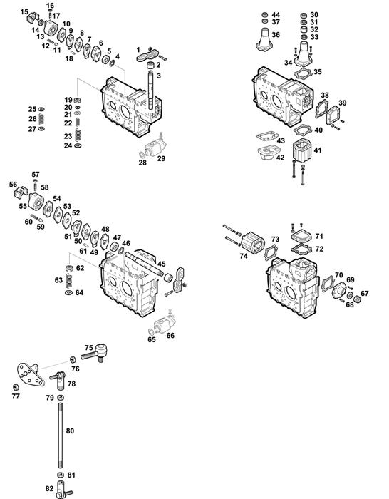 Схема ZF-95 — 1297 - 16S160A - SELECTOR MECHANISM