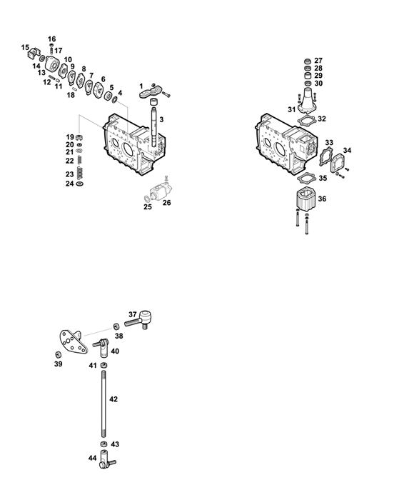 Схема ZF-95 — 1297 - 16S160A/1 - SELECTOR MECHANISM