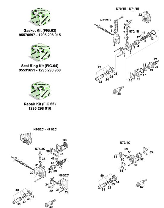 Схема ZF-95 — 1297 - 16S190 - KITS - P.T.O. (POWER TAKE OFF)