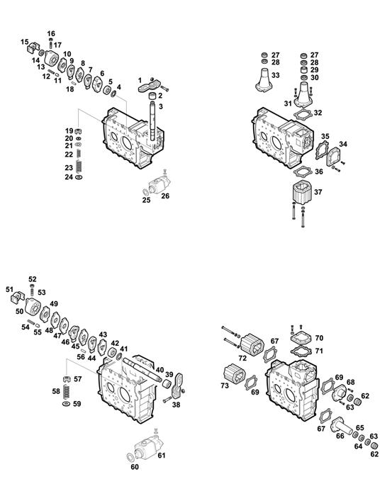 Схема ZF-95 — 1297 - 16S190 - SELECTOR MECHANISM