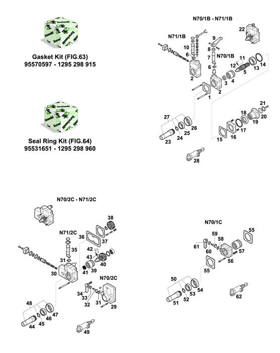 Схема ZF-95 — 1297 - 16S190/1 - KITS - P.T.O. (POWER TAKE OFF)