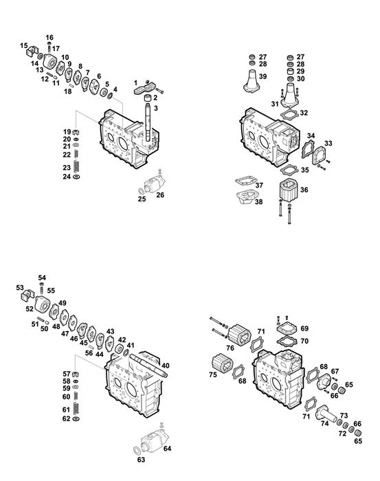 Схема ZF-95 — 1297 - 16S190/1 - SELECTOR MECHANISM