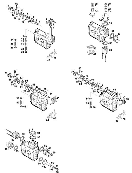Схема ZF-95 — 1312 - 16S220 - SELECTOR MECHANISM