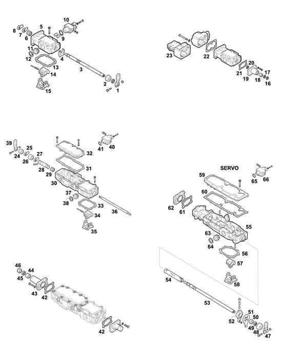 Схема ZF-95 — 1316 - 16S181 - SELECTOR MECHANISM