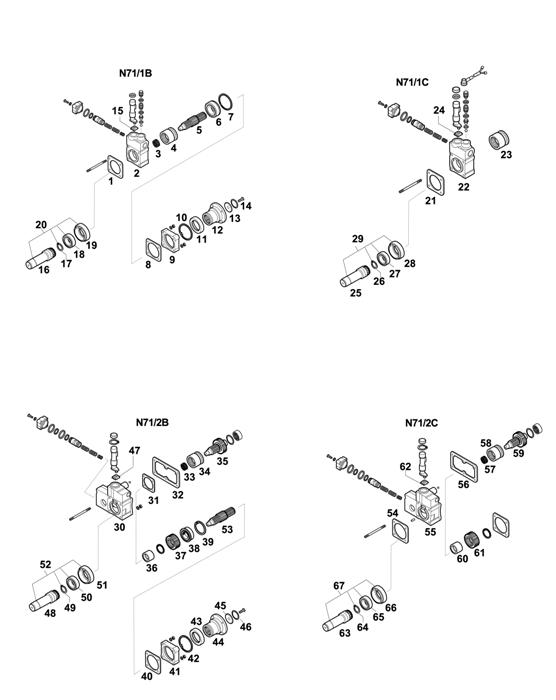 Схема ZF-95 — 1316 - 16S181 - P.T.O. (POWER TAKE OFF)