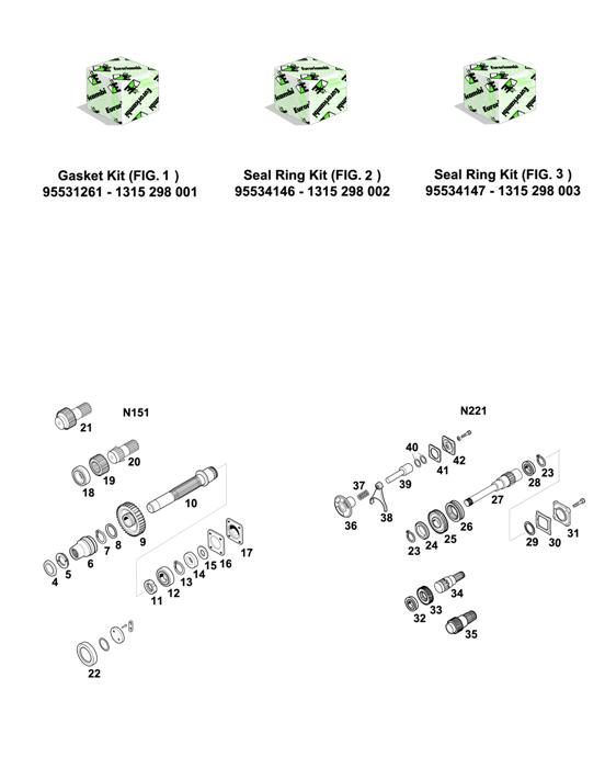Схема ZF-95 — 1316 - 16S181 - KITS - P.T.O. (POWER TAKE OFF)