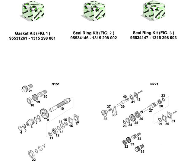 Схема ZF-95 — 1316 - 16S251 - KITS - P.T.O. (POWER TAKE OFF)
