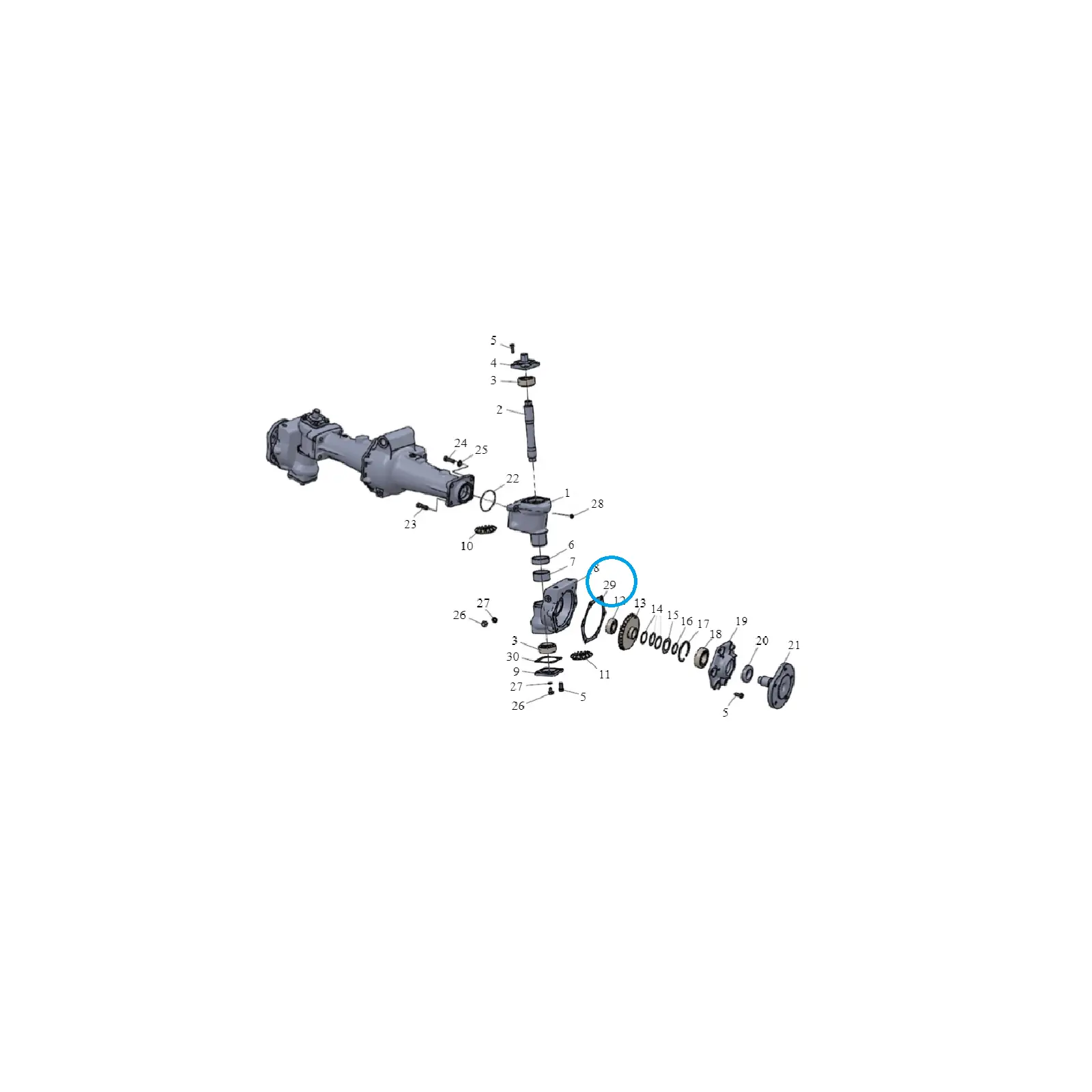 Схема mitsubishi VST Fieldtrac 927 - BCA17C00170A0