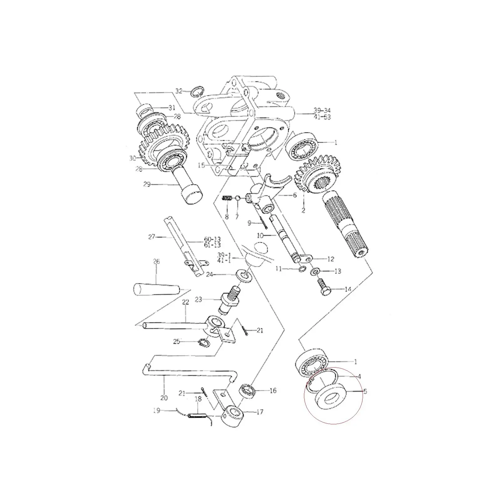 Схема iseki TS3110 - V740-225-520-80