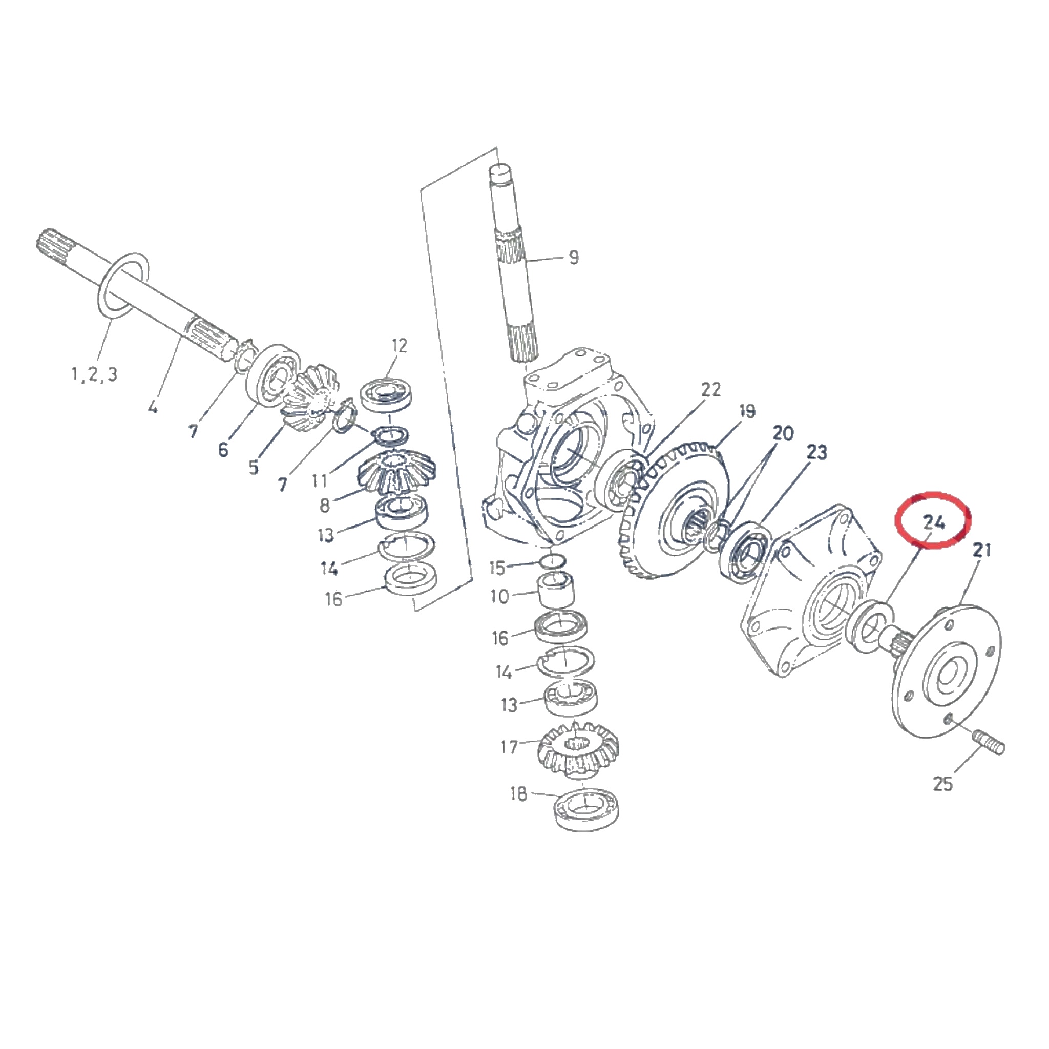 Схема KUBOTA B1200 - BA111