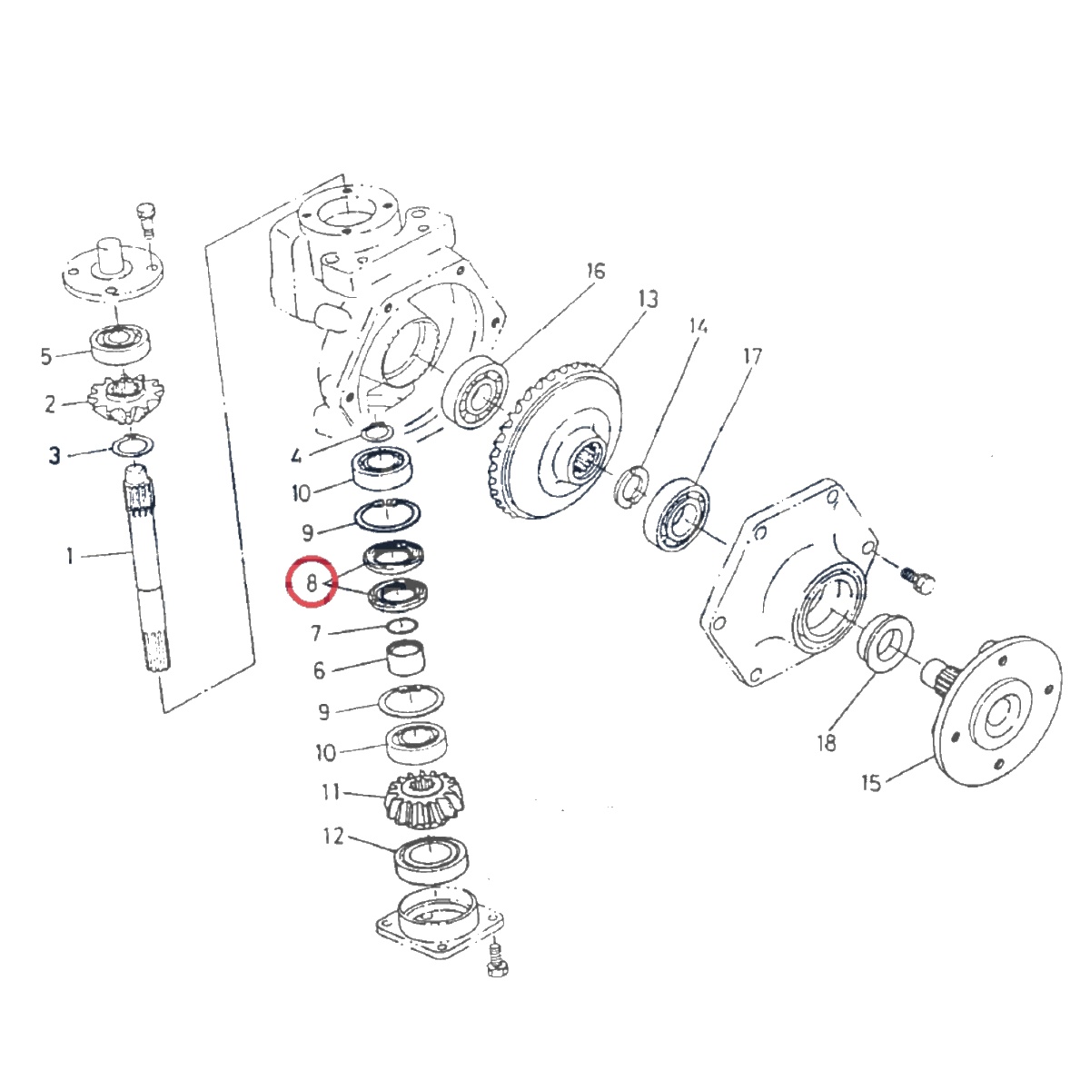 Схема KUBOTA L2601 - BA132