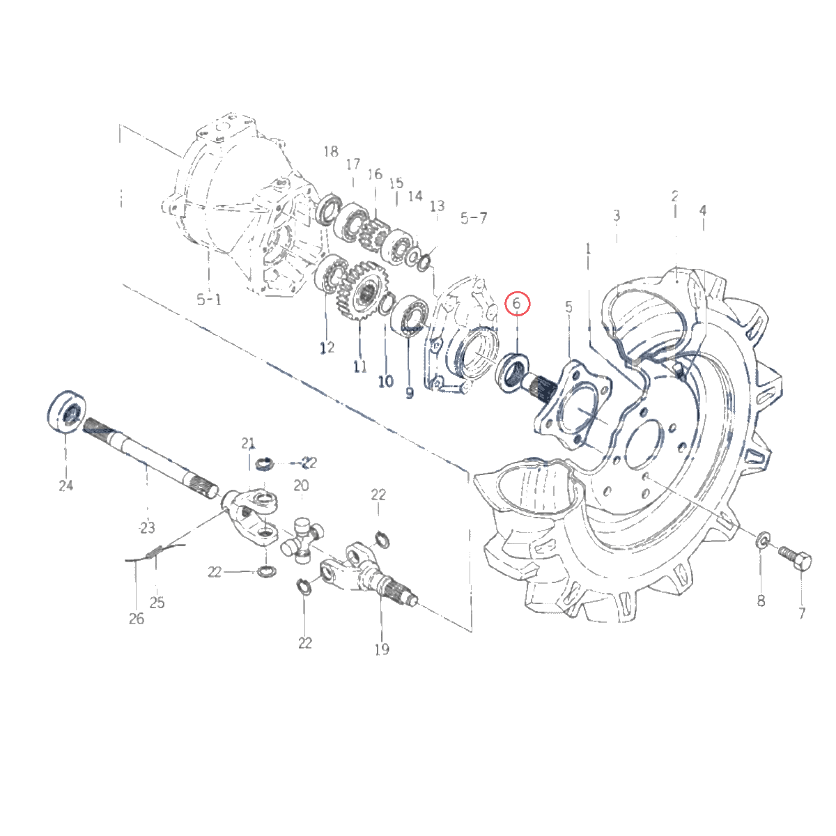 Схема ISEKI TX155 - BA65