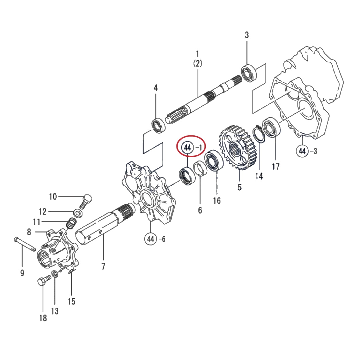 Схема Yanmar F14 - BA93