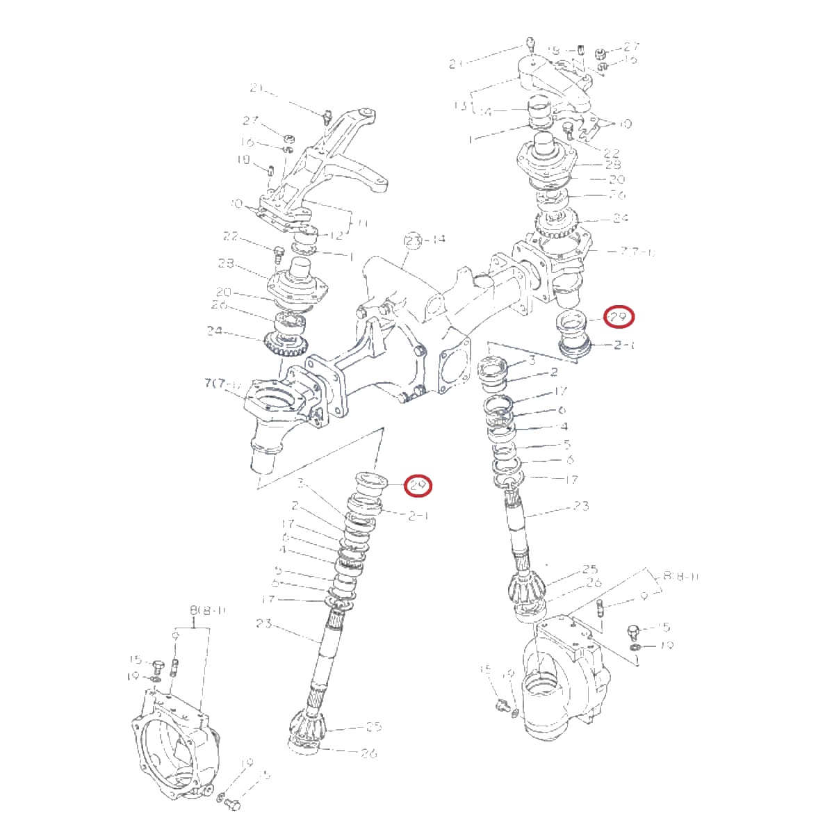 Схема KUBOTA B1600 - CA32