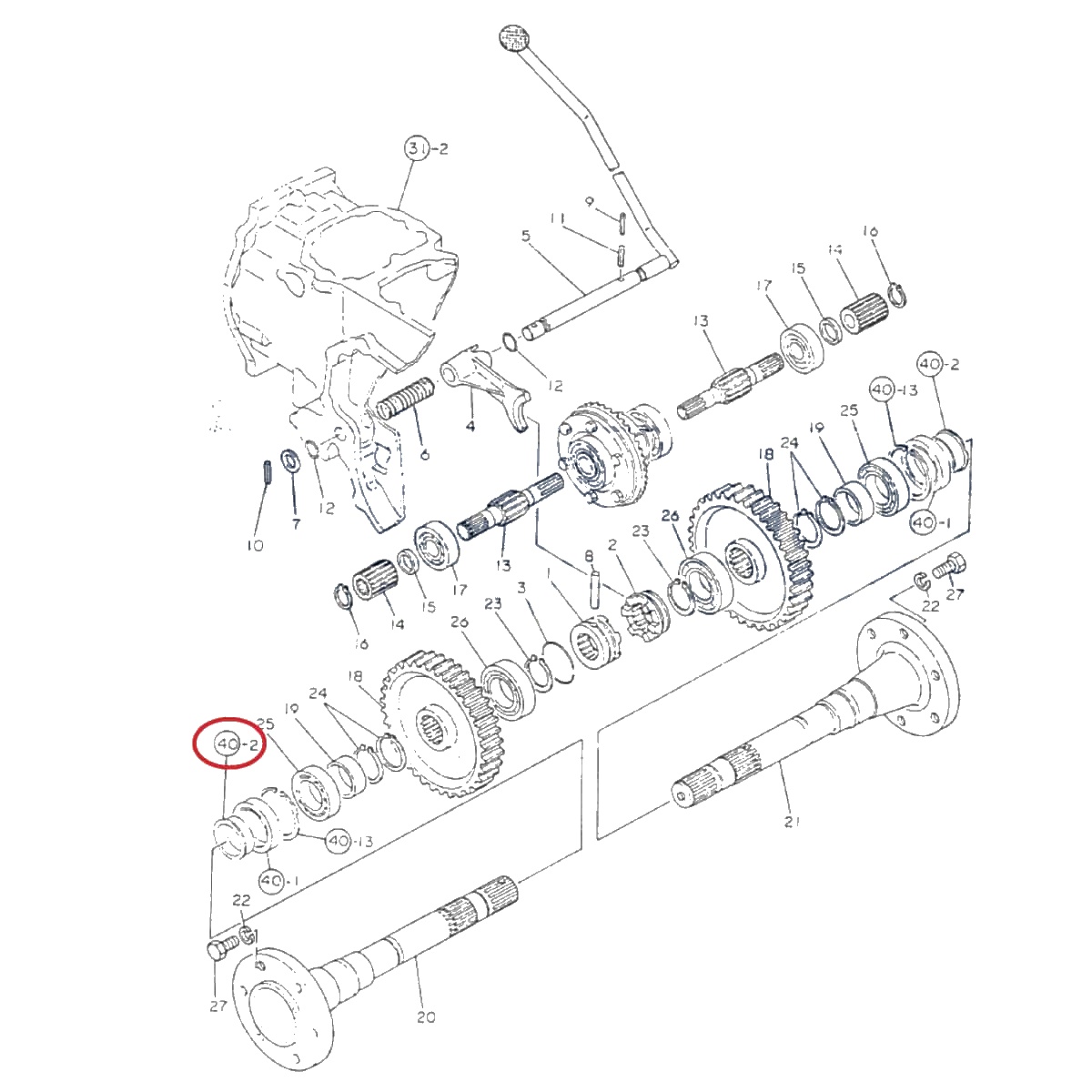 Схема hinomoto E264 - CA99