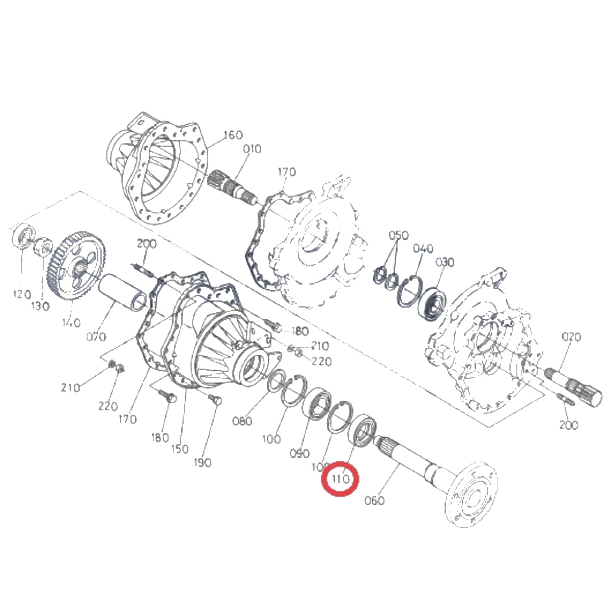 Схема ISEKI TA290 - CA103