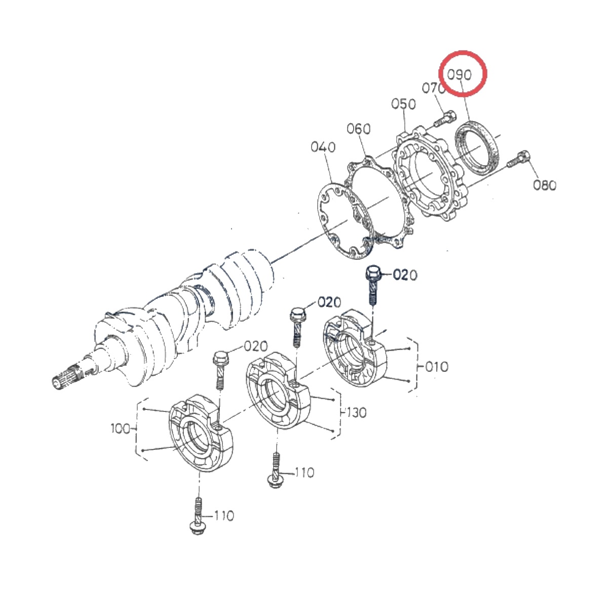 Схема KUBOTA F2000 - BA139
