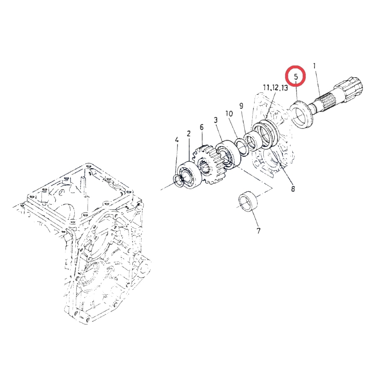 Схема ISEKI TX155 - CB34