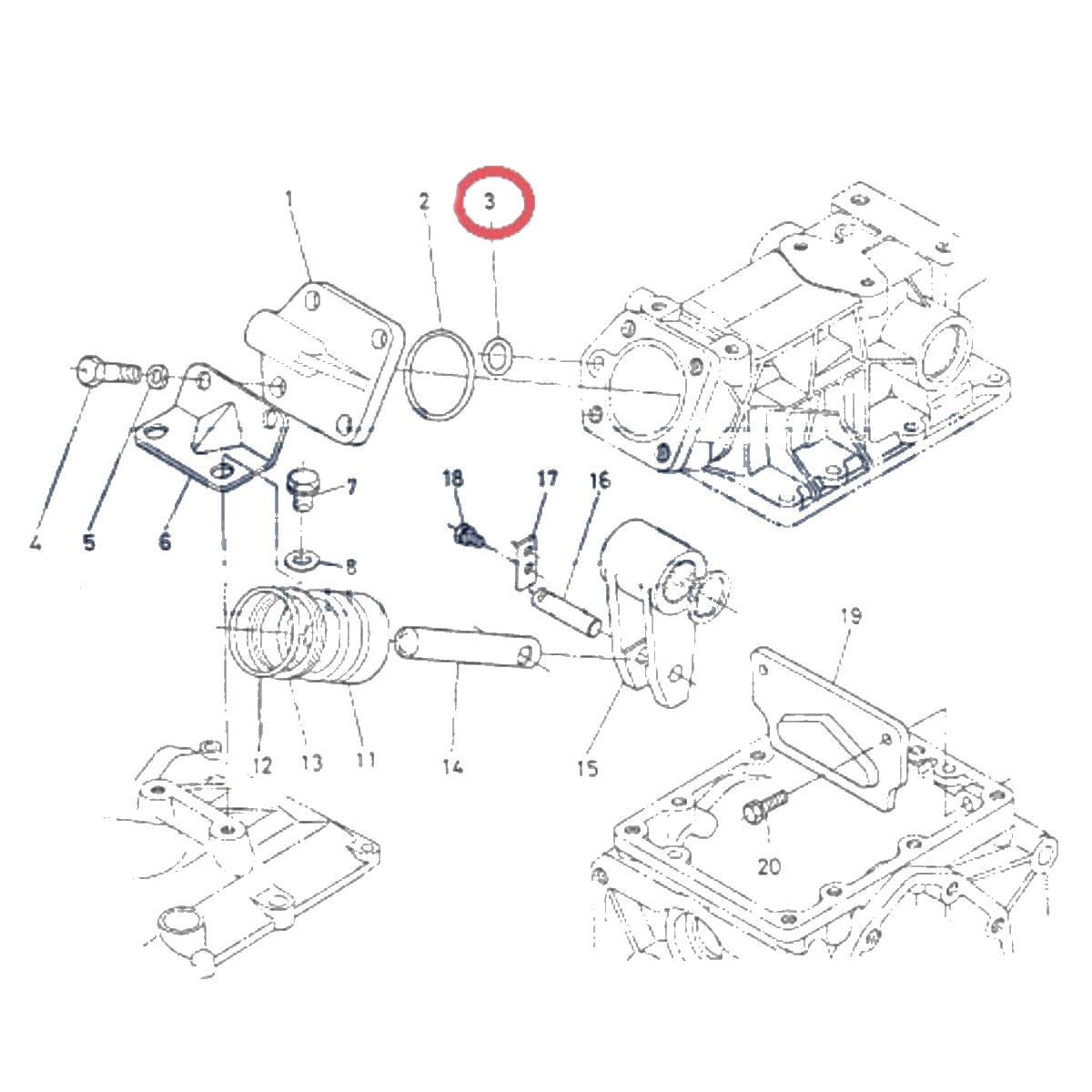 Схема KUBOTA B1200 - CA21-1