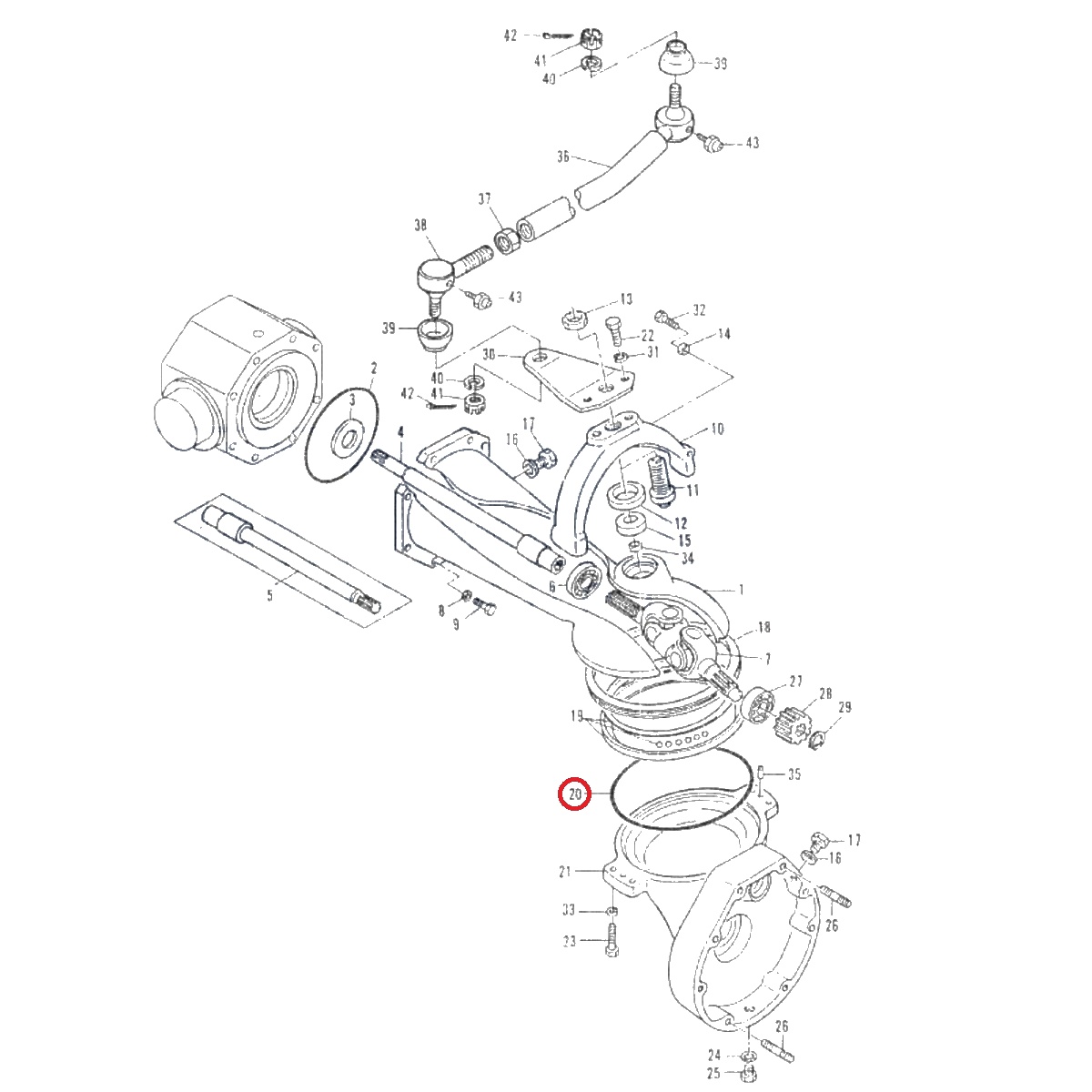 Схема KUBOTA B1200 - CA139