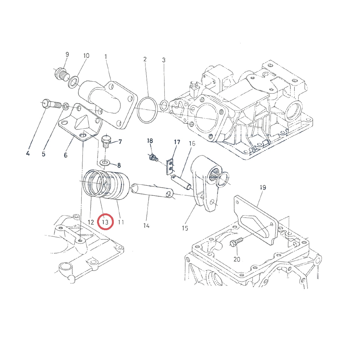 Схема ISEKI TX155 - CA82