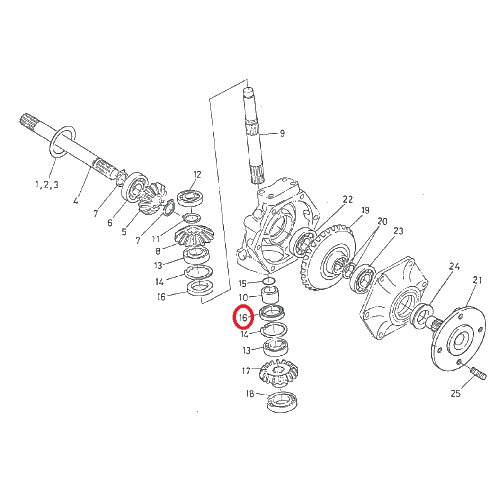 Схема KUBOTA B1200 - BA103