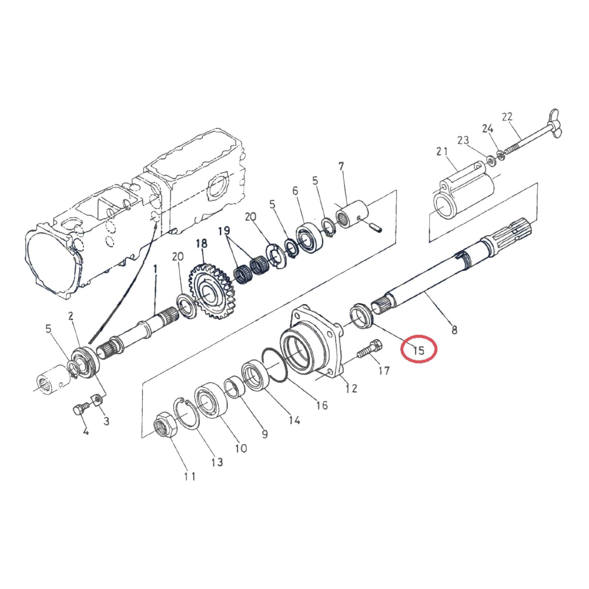 Схема Yanmar YM2000 - CB36