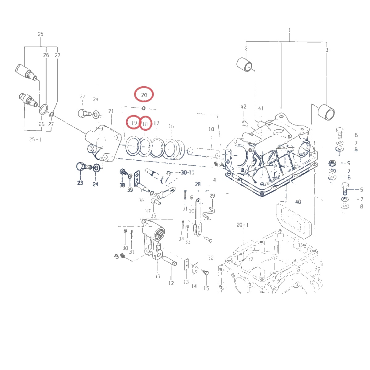 Схема KUBOTA GL19 - CA124